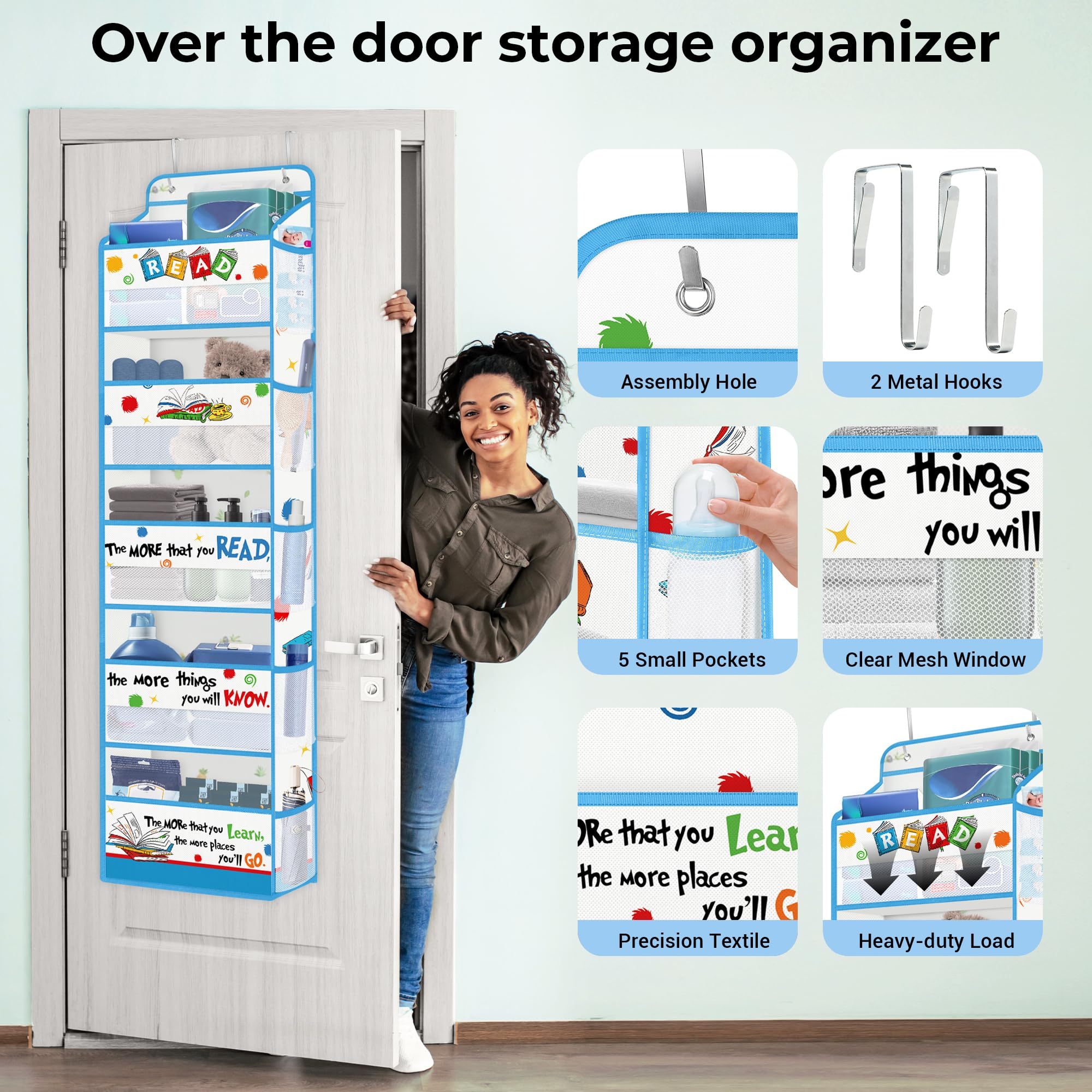 Over The Door Pantry Organizer Flower Over The Door Organizer Leaf Nursery  Hanging Storage Organizer For Women Girls Clothes Diaper Toy Closet Door  Hanging Shelf Storage For Bedroom Behind The Door Shelf, image size:2000x2000