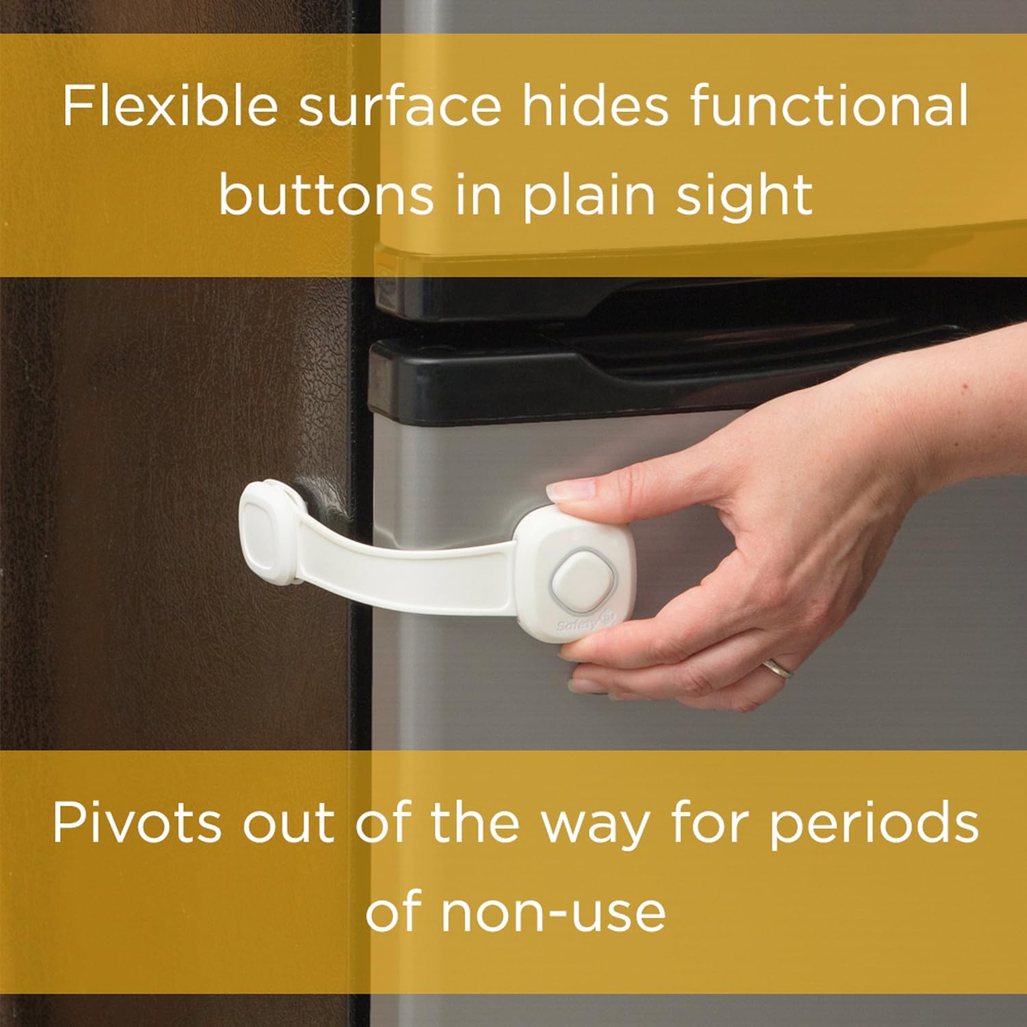 Safety 1st OutSmart Multi Use Lock, 2 Pack, White