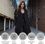 Classic Long Women's Trench Coat - Timeless Style, Windproof and Water-Repellent Outerwear for Any Occasion - Crescentt