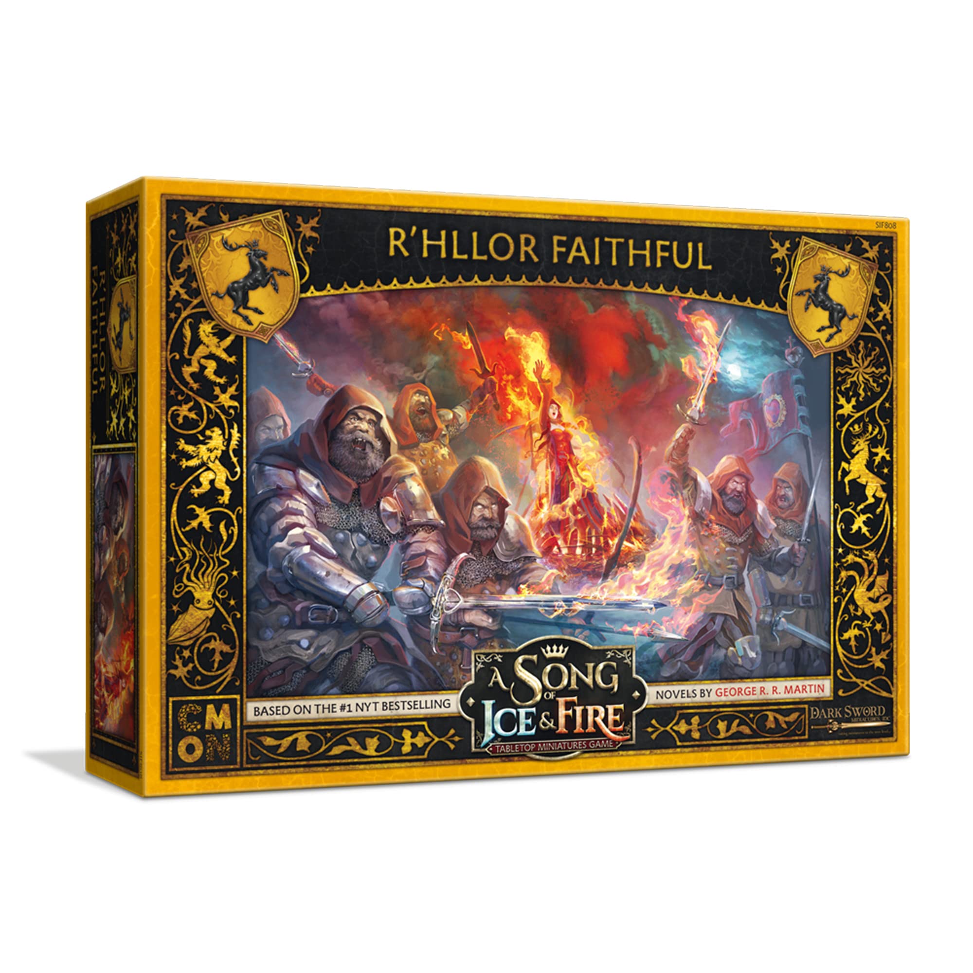 A Song of Ice and Fire Tabletop Miniatures R'hllor Faithful Unit Box | Strategy Game for Teens and Adults | Ages 14+ | 2+ Players | Average Playtime 45-60 Minutes | Made by CMON