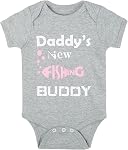 Cnins Funny Baby Body combinaison & Papa Matching Cotton Onesie pour Wild One 1st Anniversaire, Nouveau-né unisexe 0-24M