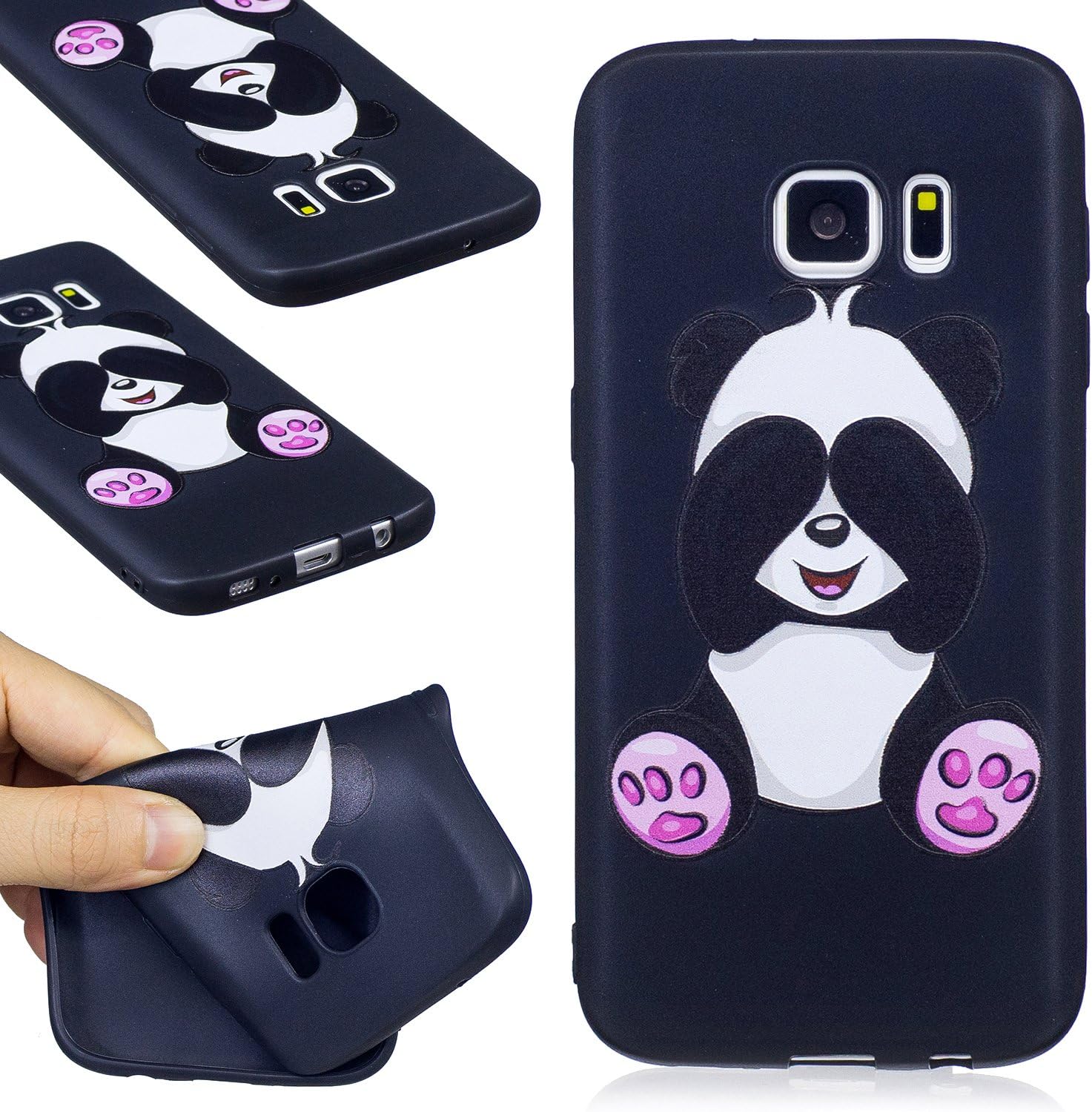 Galaxy S7 Case, Firefish Ultra-Slim Soft TPU Rubber Silicone Case Impact Resistant Durable Protective Back Cover Case for Samsung Galaxy S7