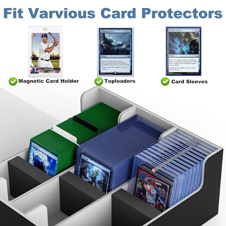 Amazon.com: Mlikero Card Deck Case for Trading Cards 1800+