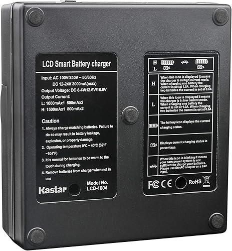 Miniatura 3 de Kastar Paquete de 4 baterías y AC LCD cargador rápido compatible con Sony BP-U30 BP-U35 BP-U60 BP-U60T BP-U66 BP-U65 BP-U68 BP-U70 BP-U90 BP-U95