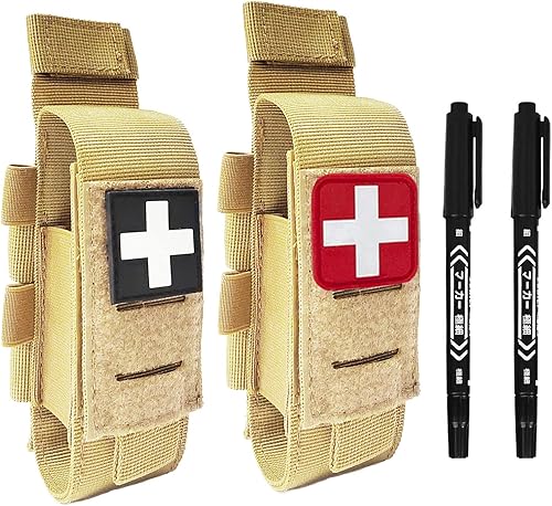 Bolsa de torniquete táctica Molle con corte láser, soporte para torniquetes, funda para torniquetes, IFAK TQ, estuche para torniquetes, trauma,