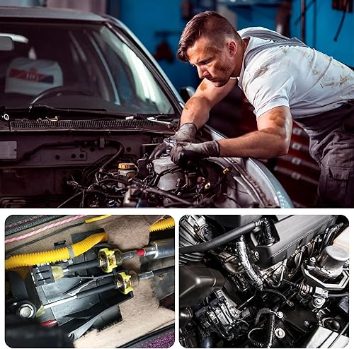 Miniatura 10 de 70 clips de línea de combustible para automóvil, kit de reparación de línea de combustible de nailon de 7 tamaños, repuesto de abrazadera de línea