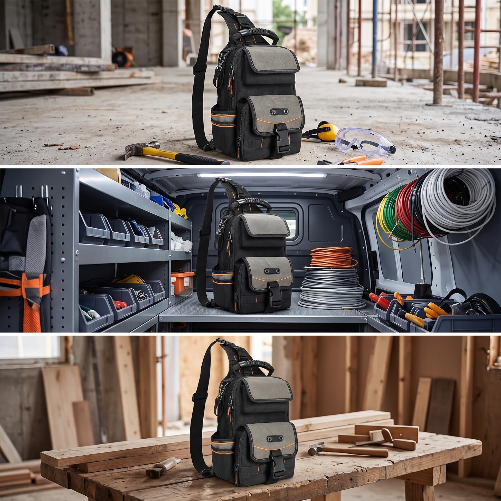 predolo Sac à Dos Porte-Outils Maniable