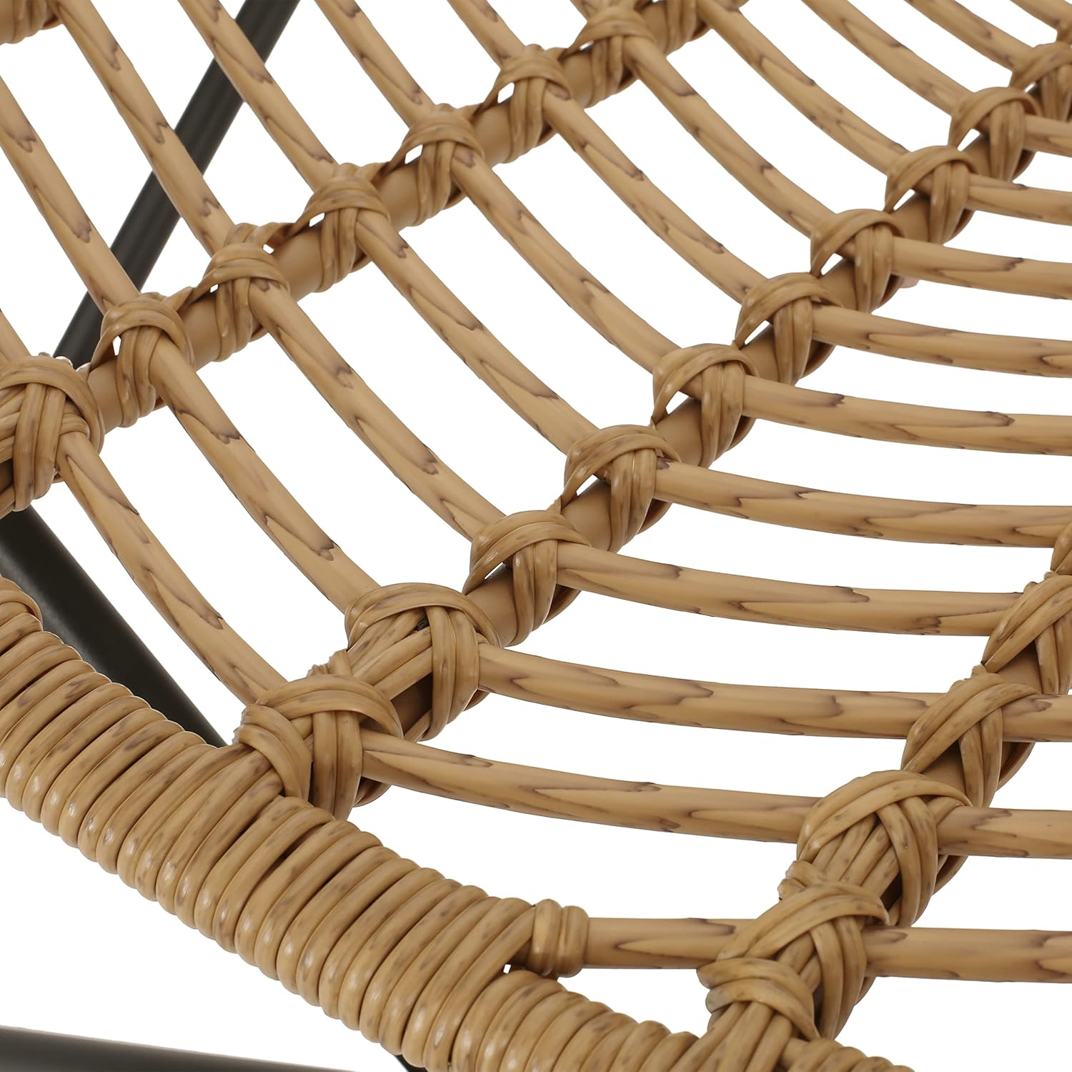 Galtin Outdoor Accent Chairs - Wicker - Light Brown/Black (Set of 2)