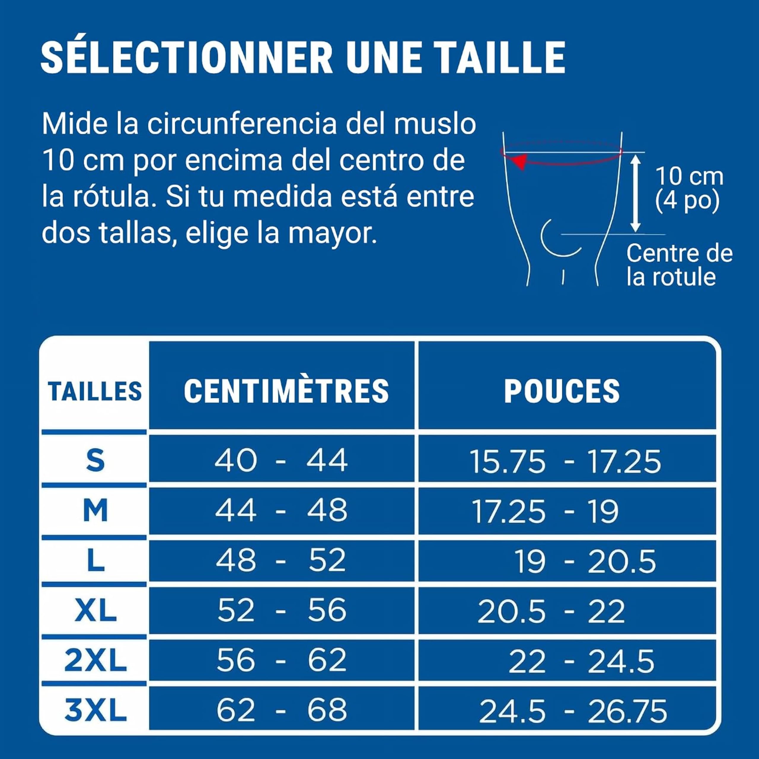 Zamst ZK-Motion Genouillère de Sport - Genouillère de Compression Tricotée Hybride pour Hommes et Femmes avec Renforts en Résine Flexibles, Protection du Genou et Entorses Ligamentaires - Taille M