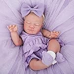 WOOROY Realistic Reborn Baby Dolls Girl - 20 Inch Lifelike Newborn Doll Real Life Weighted Soft Cloth Body with Gift Box Accessories for 3+ Kids