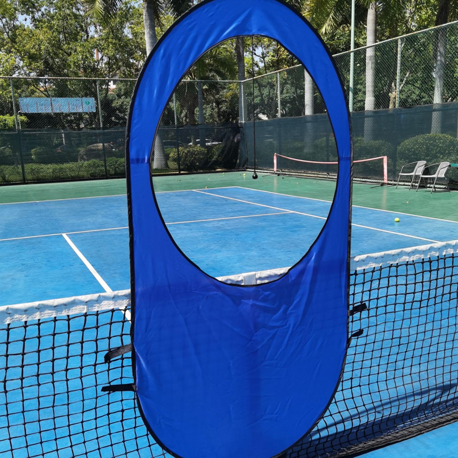 Rete da allenamento per tennis, Attrezzatura a rete pieghevole per allenamento indoor all'aperto, Finestra di allenamento per racchette da tennis per principianti, donne e uomini