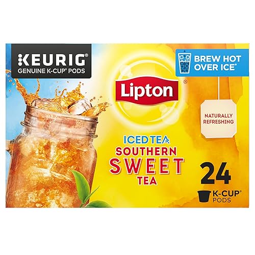 Lipton Iced Tea K-Cup Pods para una bebida frĂa TĂ© dulce hecho con hojas de tĂ© reales 24 vainas Lipton Iced Tea K-Cup Pods para una bebida frĂa TĂ© dulce hecho con hojas de tĂ© reales 24 vainas