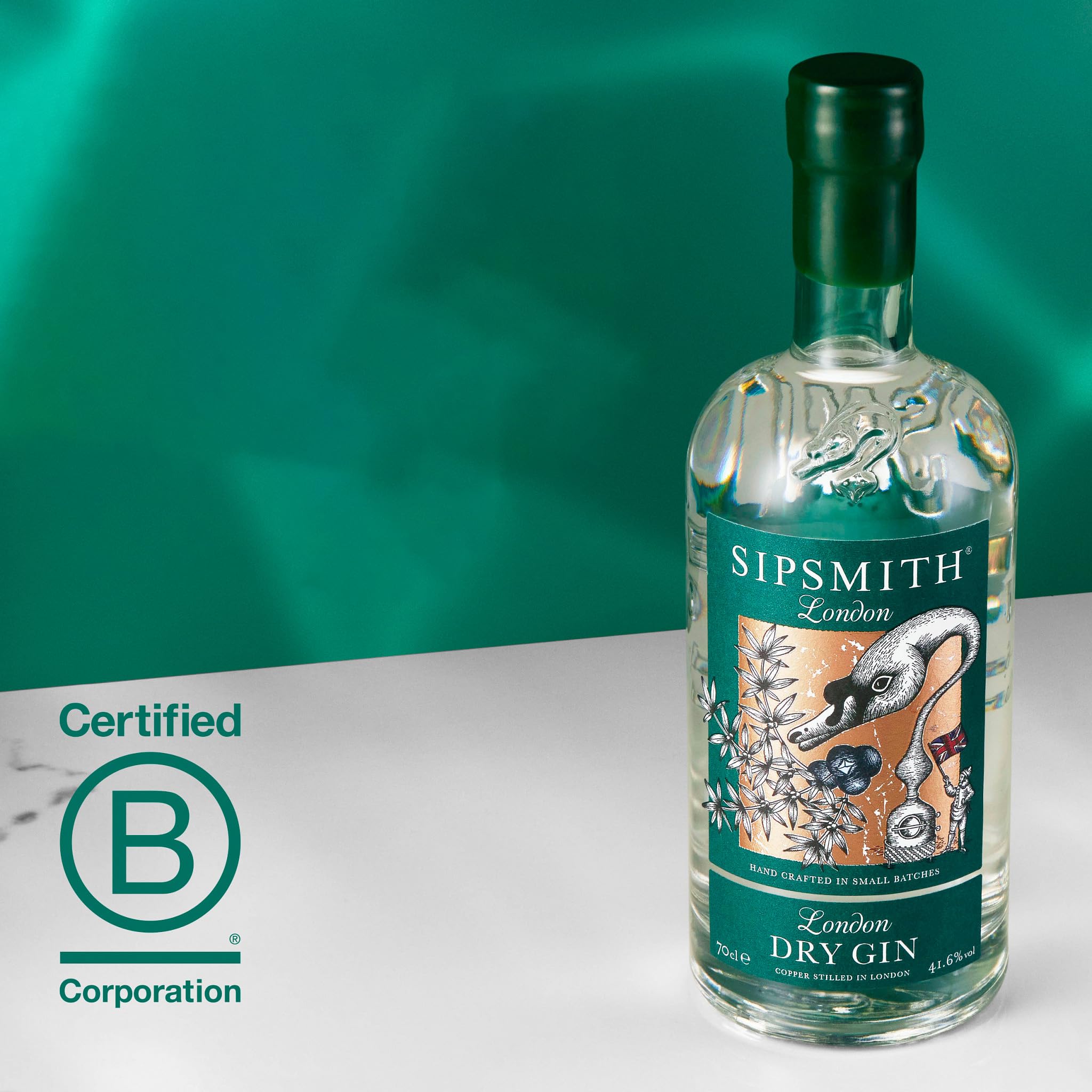 Sipsmith, London Dry Gin, la quintessenza di un gin classico e vivace - 1 bottiglia da 700ml