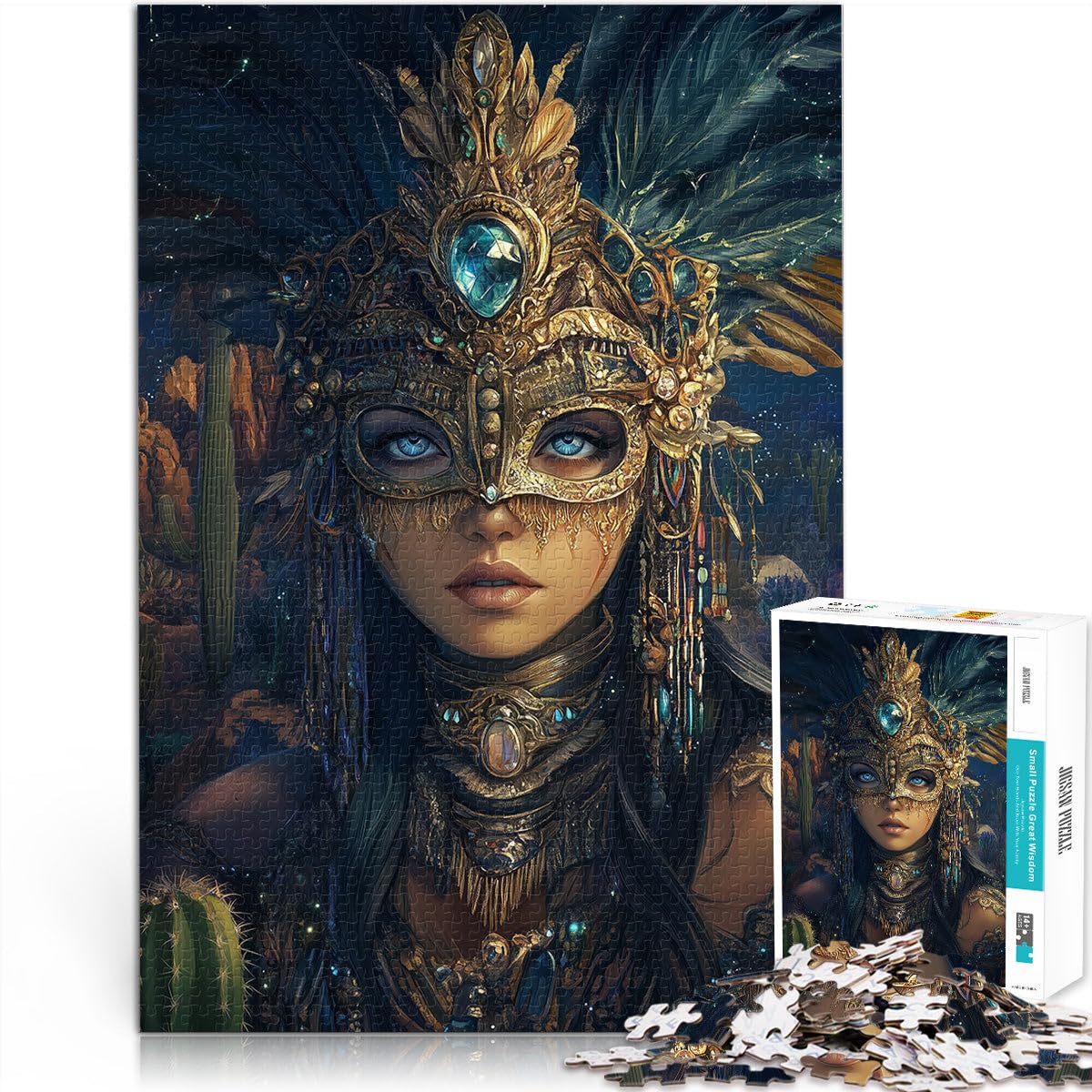 Bella strega Puzzle da 2000 pezzi per adulti Aiuta il cervello ad allenare i giocattoli che creano dipendenza per coltivare la pazienza Regalo di opere d'arte 70x100cm