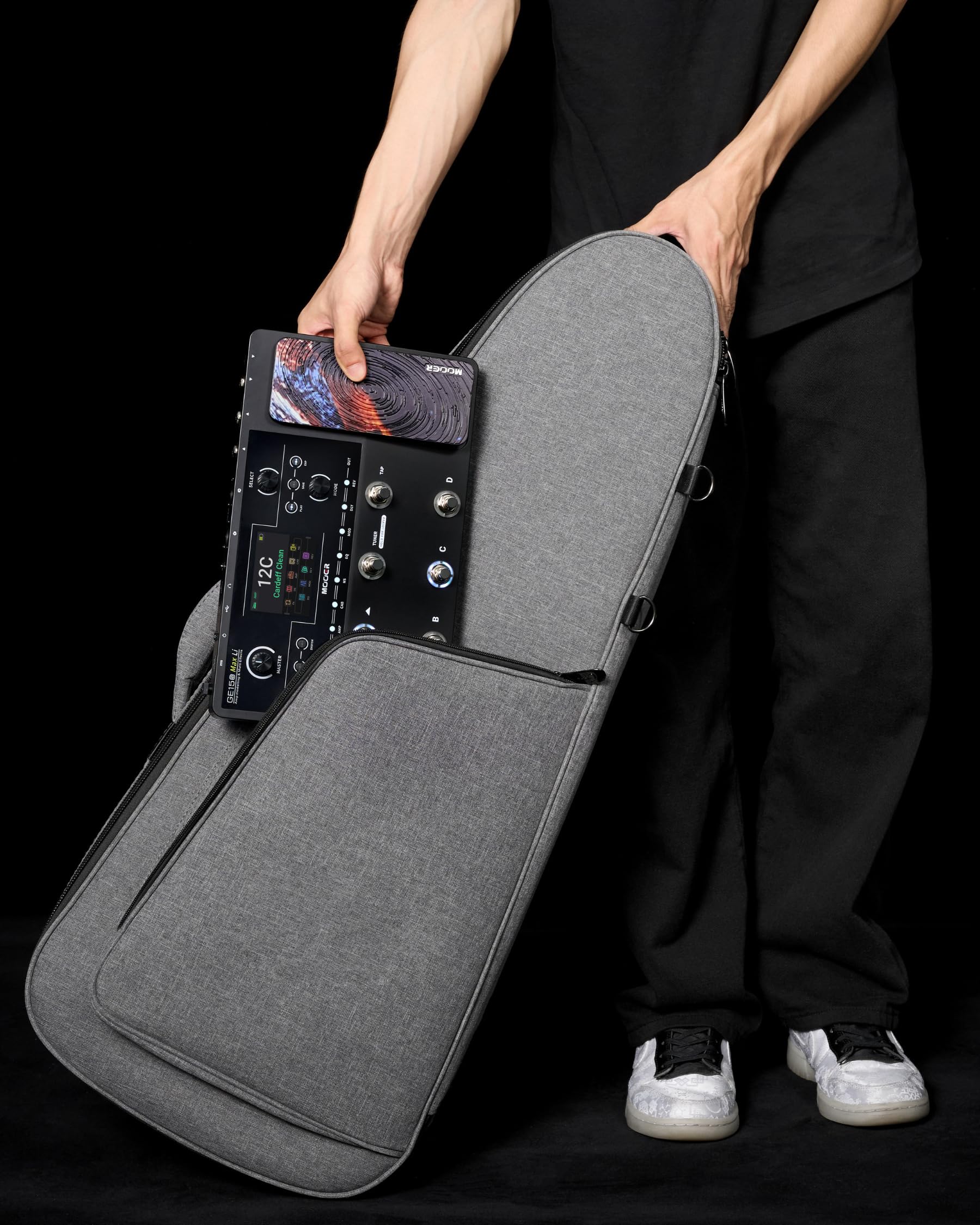 MOOER GE150 Max New Era Gitarrenverstärker Modellierung Multi Effekte Pedalboard All in One Floor Pedal für Studio Recording Practice Live Show