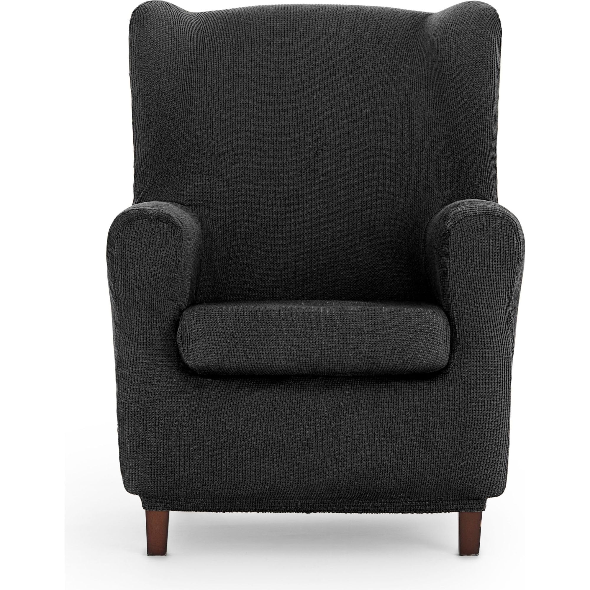 ECOMMERC3 Universal and versatile armchair cover – dark grey armchair cover, easy to install protector for back, seat and arms