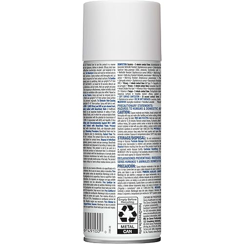 Miniatura 5 de Clorox Healthcare Citrace Hospital desinfectante y desinfectante en aerosol, cítricos, 14 onzas (el paquete puede variar)