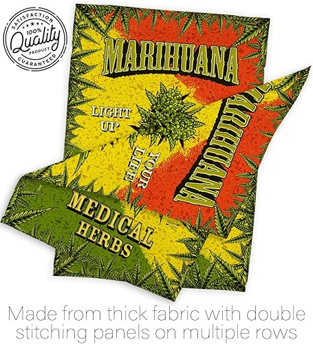 Miniatura 7 de Marihuana - Bandera de casa de 2 piezas, diseño novedoso y moderno, para decoración de jardín, patio, regalo de doble cara, fabricada en Estados