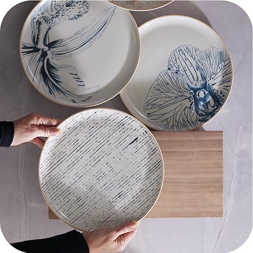 Miniatura 10 de Juego de 4 cuencos de vajilla Corona  Siena 21oz  Servicio para 4  Cerámica  Decoración de jardín  Juego de 4 cuencos  Cerámica