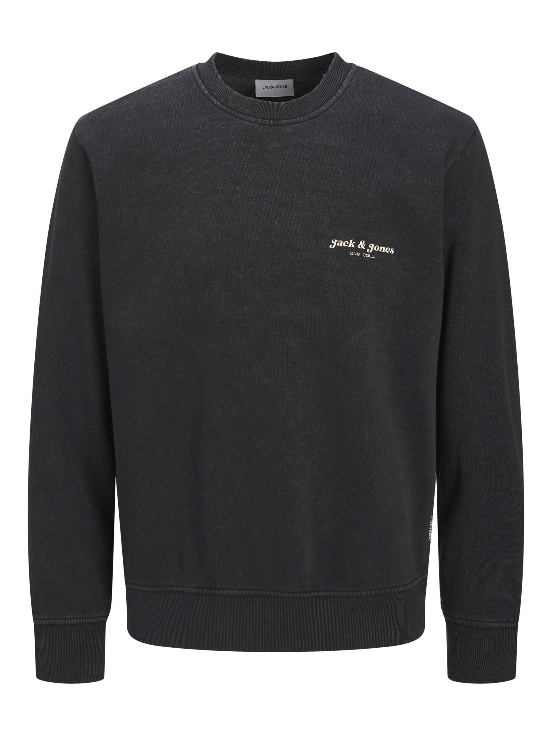 JACK & JONES Jjedover Print Sweat Crew Neck