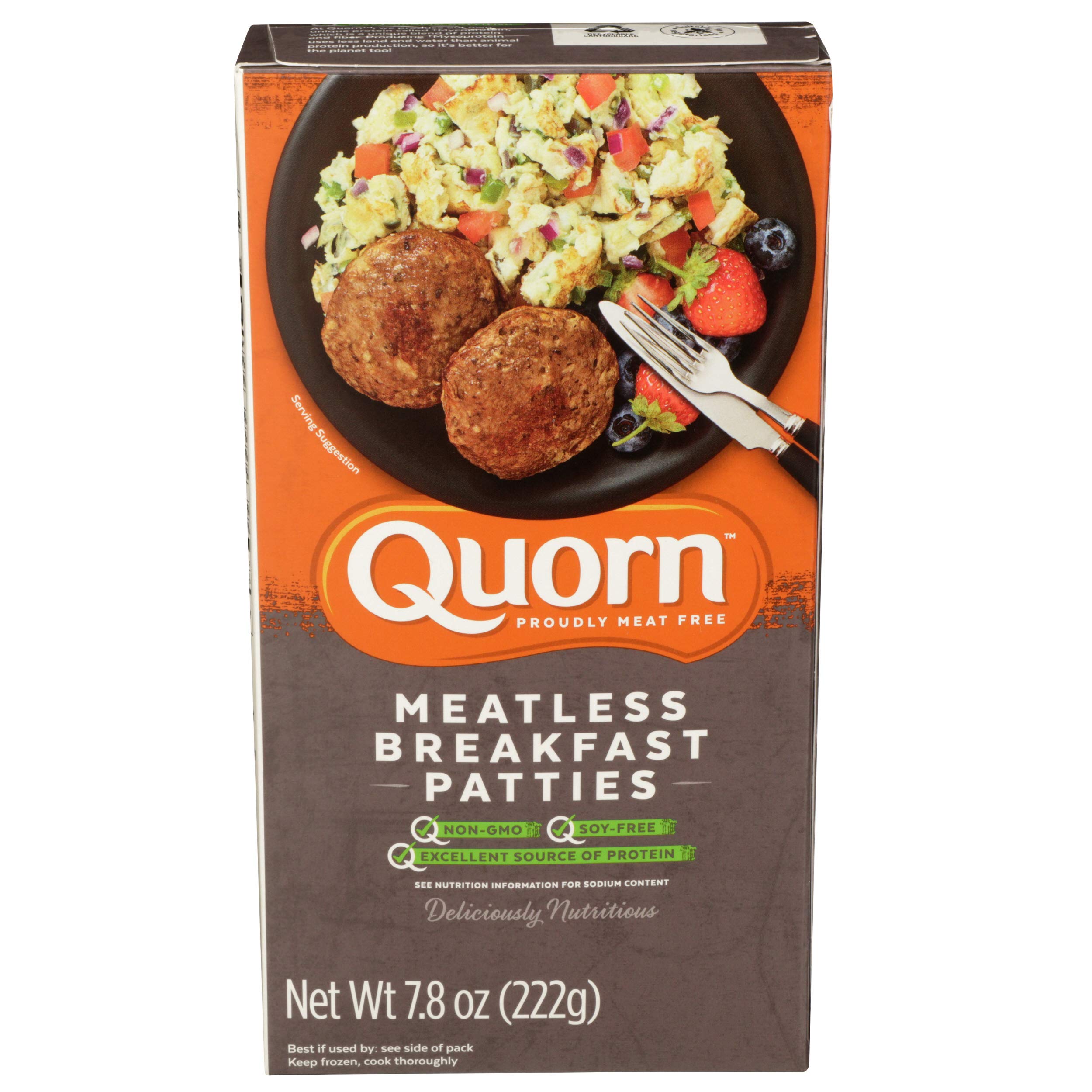 Quorn, Frozen, Sausage Patties, 7.8 Ounce