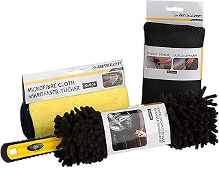 Dunlop® 3-teiliges Felgenbürsten-Set - Felgenbürste für Alufelgen - extra weich - Felgen Bürste - effektive Reinigung - Fe...