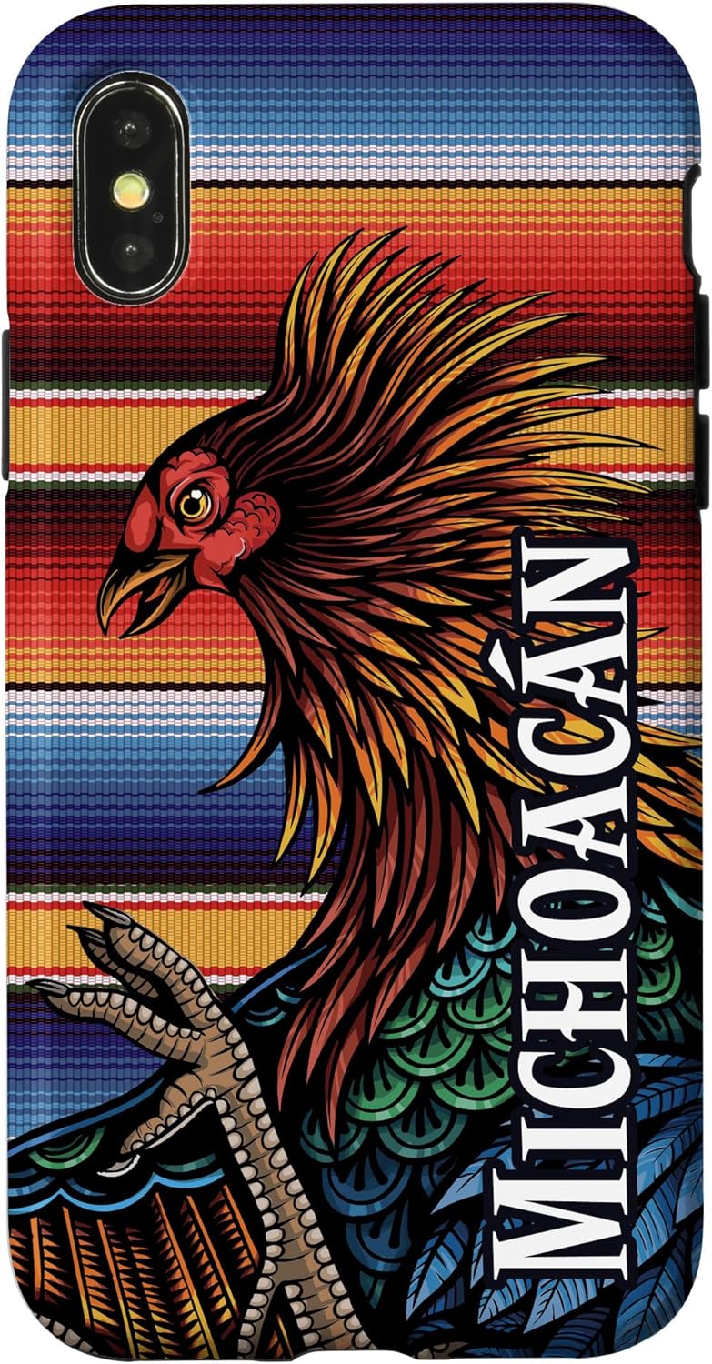 Michoacan Gallos sarape Mexico Case for iPhone 13 Pro Max