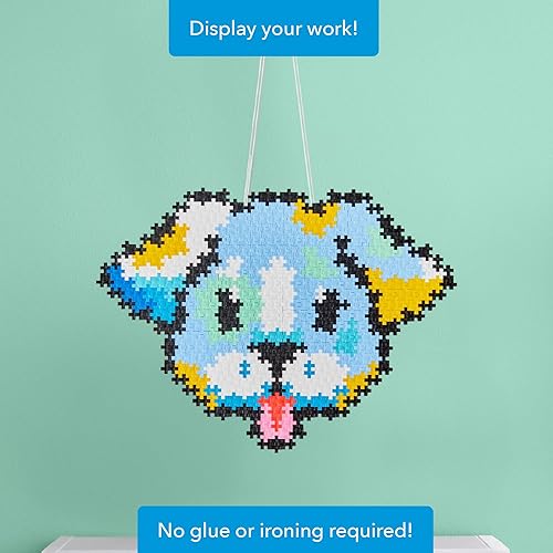 Miniatura 6 de PLUS PLUS - Rompecabezas por número - Cachorro de 500 piezas - Tallo de construcción de construcciónjuguete de vapor, mini bloques de rompecabezas