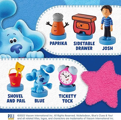 Miniatura 6 de PMI Blue s Clues - Sellos para niños 12 sellos de juguetes de pistas azules en 1 paquete  Colecciona los 12 juguetes de pistas azulesmini juguetes