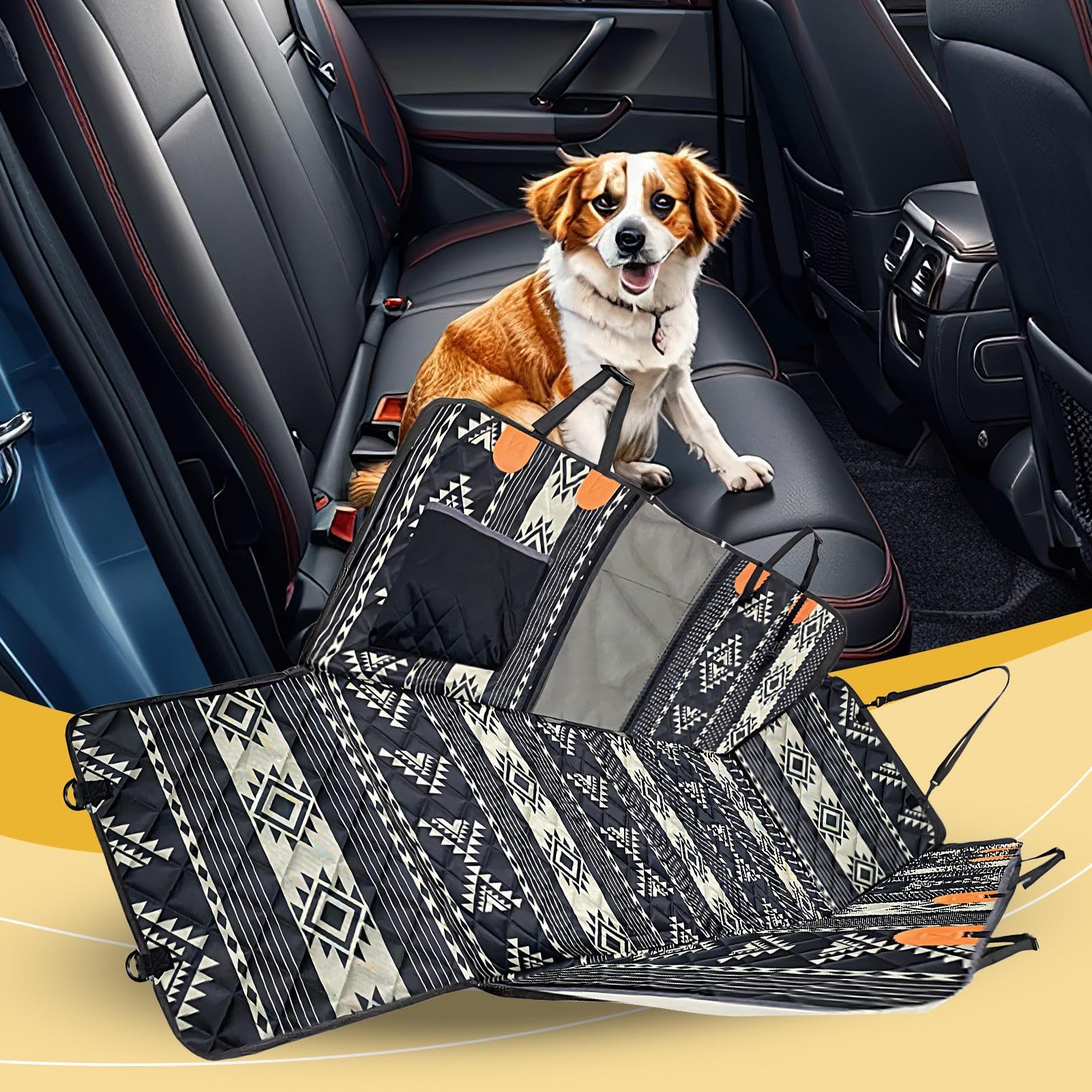 Protectora Para Asiento De Coche Para Mascotas Protector De Asiento En | Hamaca De Vehículo Resistente De Para SUV Sedán Viajes Por Carretera Acampada