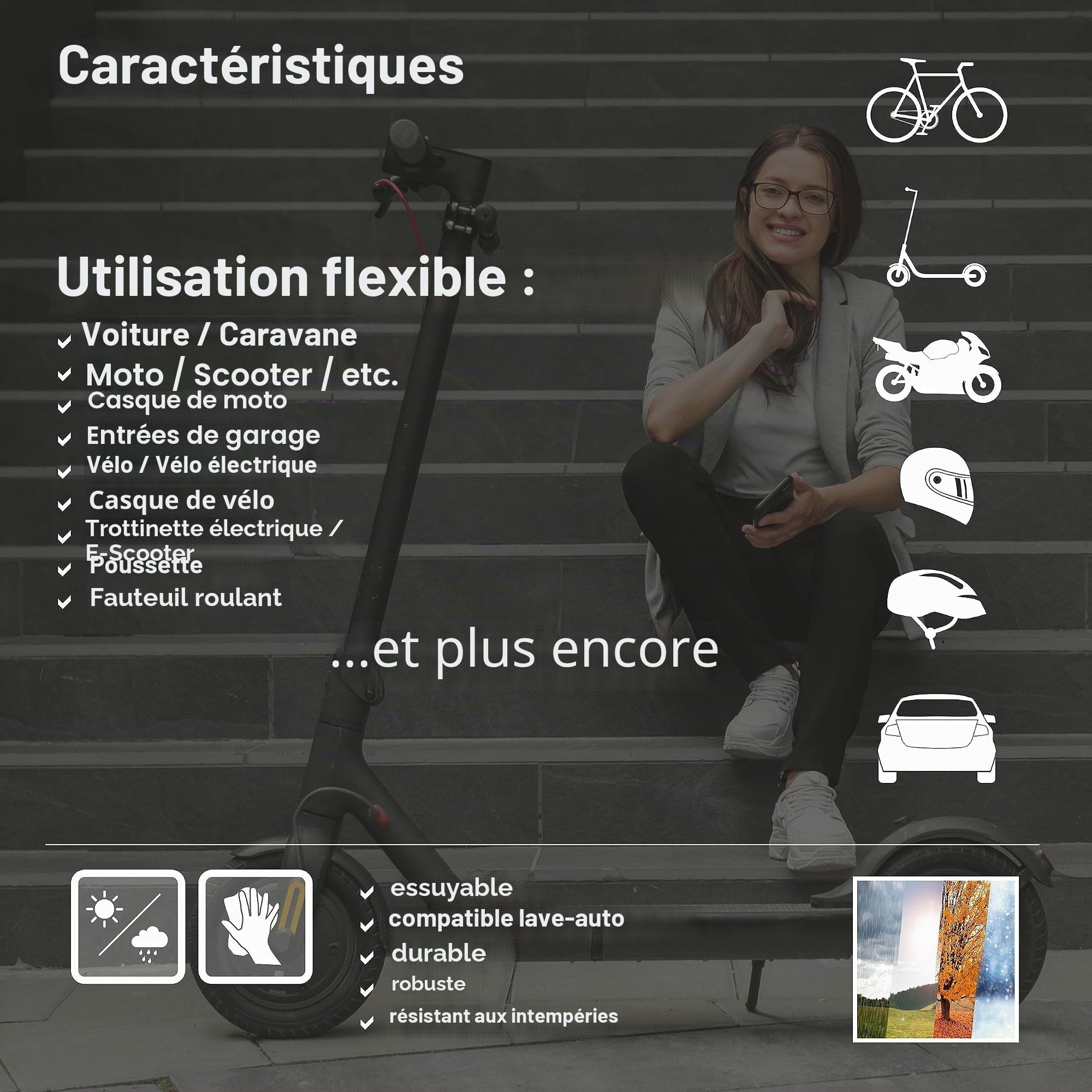 BIKE-label Lot de 12 autocollants XL pour cadre de vélo électrique Rose Thunder X400129VA