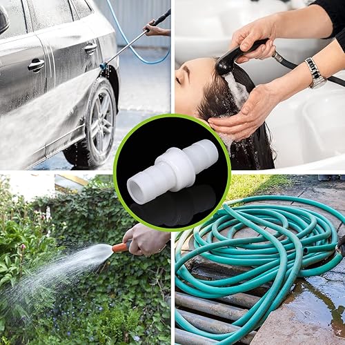 Miniatura 6 de Manguera de jardín de conexión rápida, accesorios de reparación de manguera de jardín de plástico hueco, fácil de conectar, instalación sin fugas,