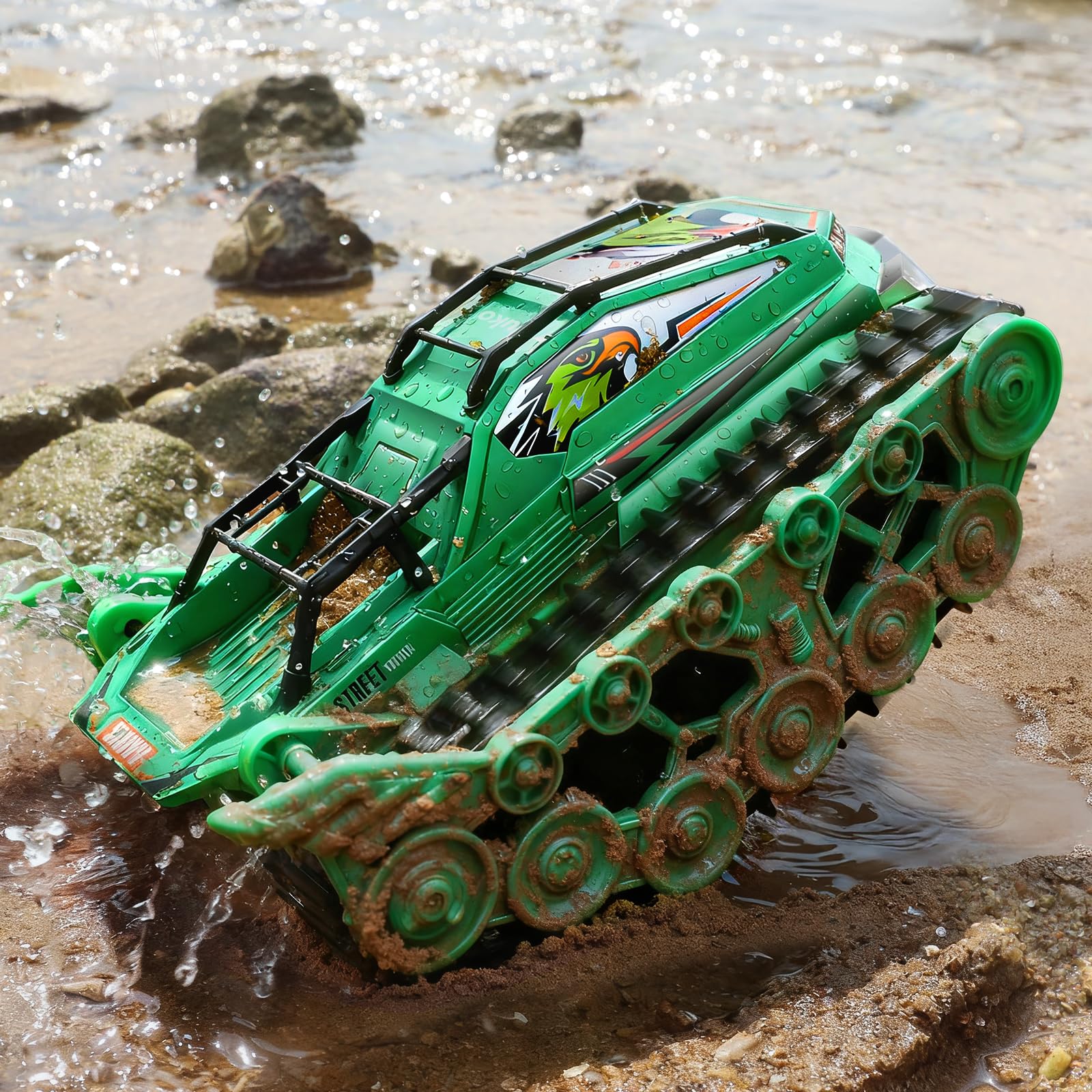 Amazon.com: Ruko 1604 Amphibious Remote Control Car, Waterproof