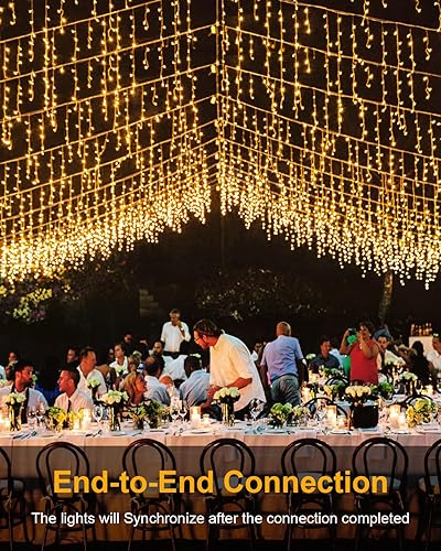 Miniatura 2 de Luces de Navidad para exteriores, 53 pies de 486 luces LED de Navidad para exteriores, temporizador y memoria, enchufable, 8 modos de luz colgante