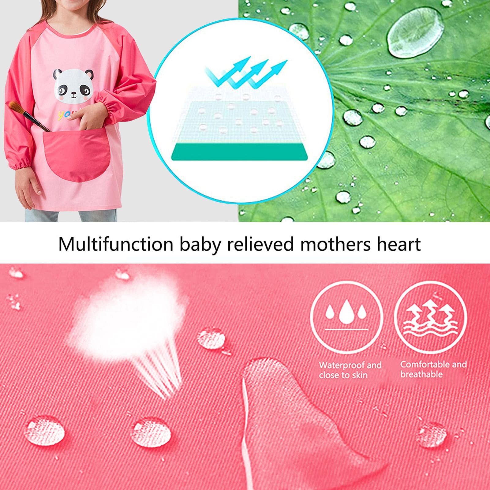 Tablier De Peinture Pour Enfant Avec Poche Pour Artiste, Tabliers De Peinture Pour Enfants, Blouses à Manches Longues T4, Vêtements Pour Filles Fille Chemises Haut D Cole Hauts Cour Tablier De Peinture Pour Enfant Avec Poche Pour Artiste, Tabliers De Peinture Pour Enfants, Blouses à Manches Longues T4, Vêtements Pour Filles Fille Chemises Haut D Cole Hauts Cour
