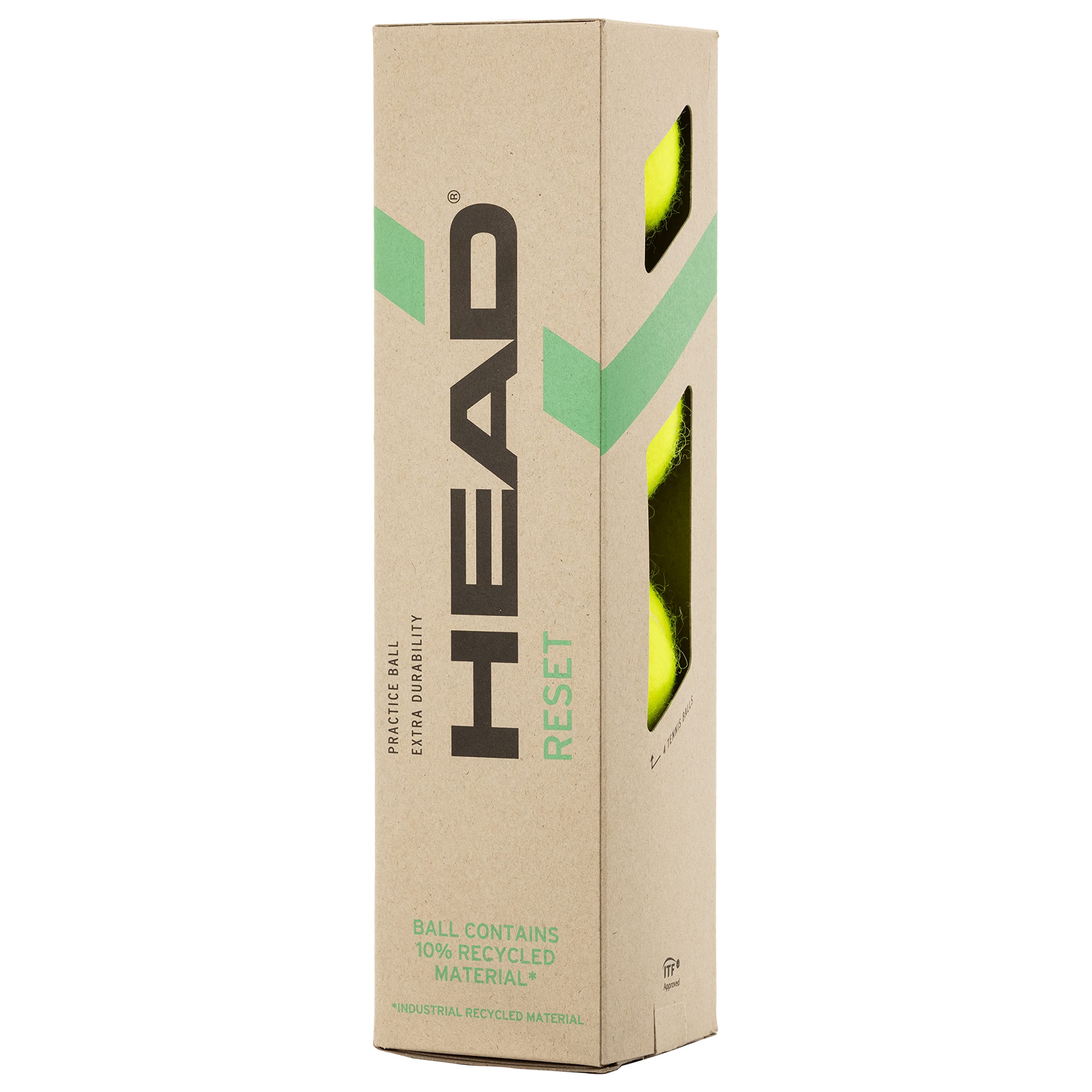 Head Reset Single Tin of 4 Tennis Balls