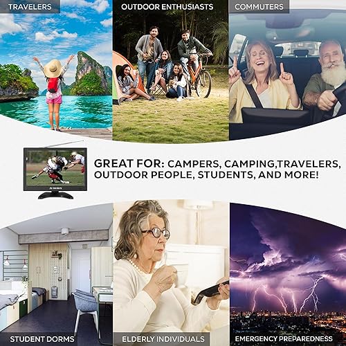 Miniatura 6 de Audiobox Televisor portátil con varias entradas. (9 pulgadas)