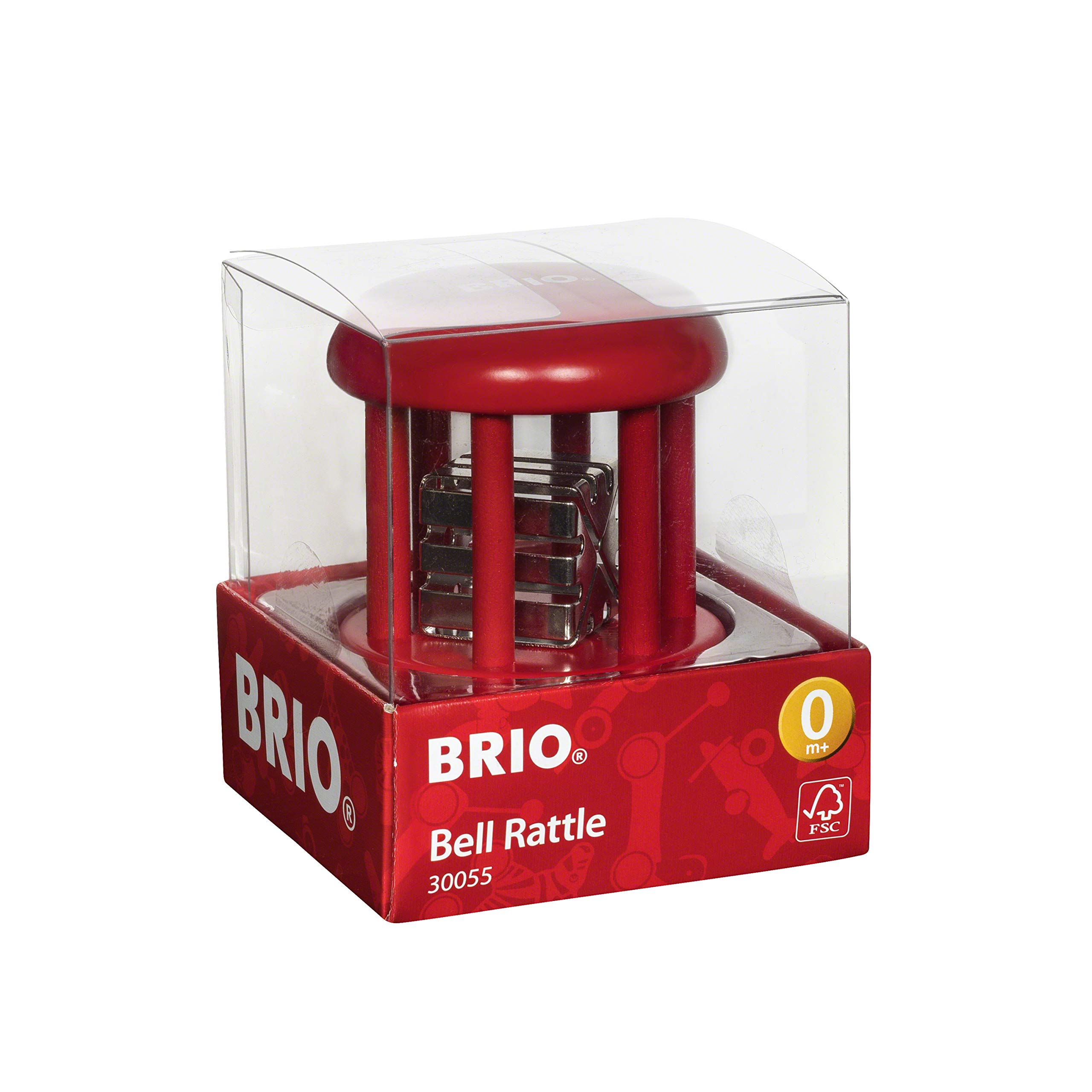 BRIO Set Sonagli Diversi, Colori Assortiti – Giocattolo In Legno Per Neonati, Stimola Creatività E Sensi