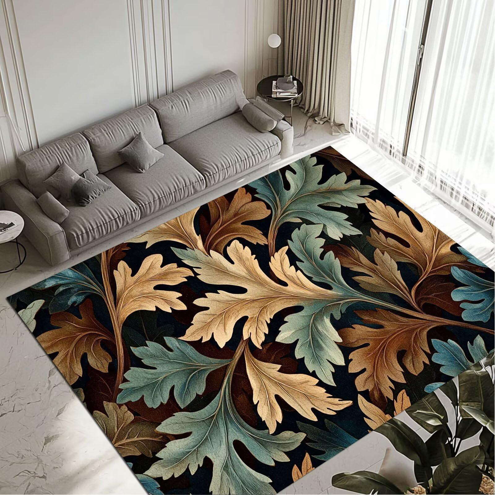Tapis Forest 60x90cm lavable et imperméable pour chambre adulte ou couloir