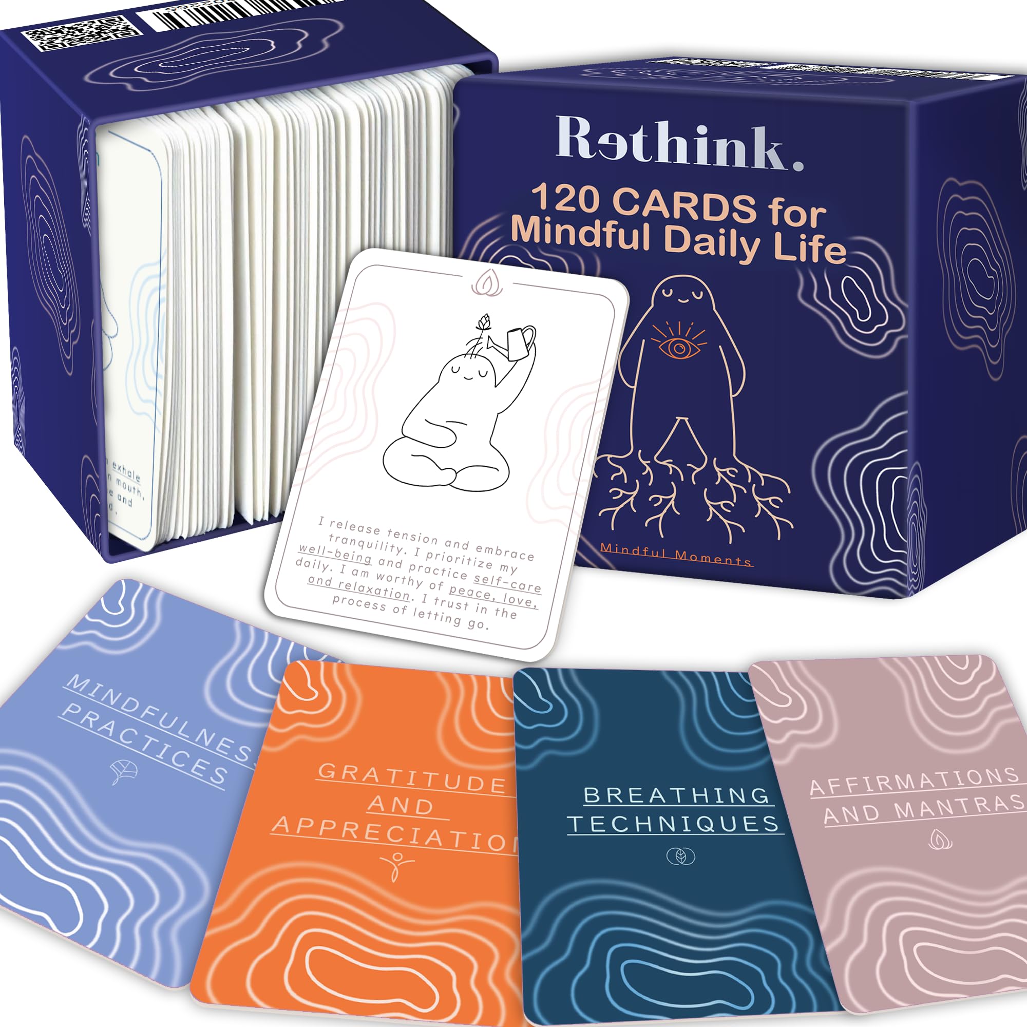 Meditation Cards for Anxiety Relief - Daily Affirmation Cards for Women
