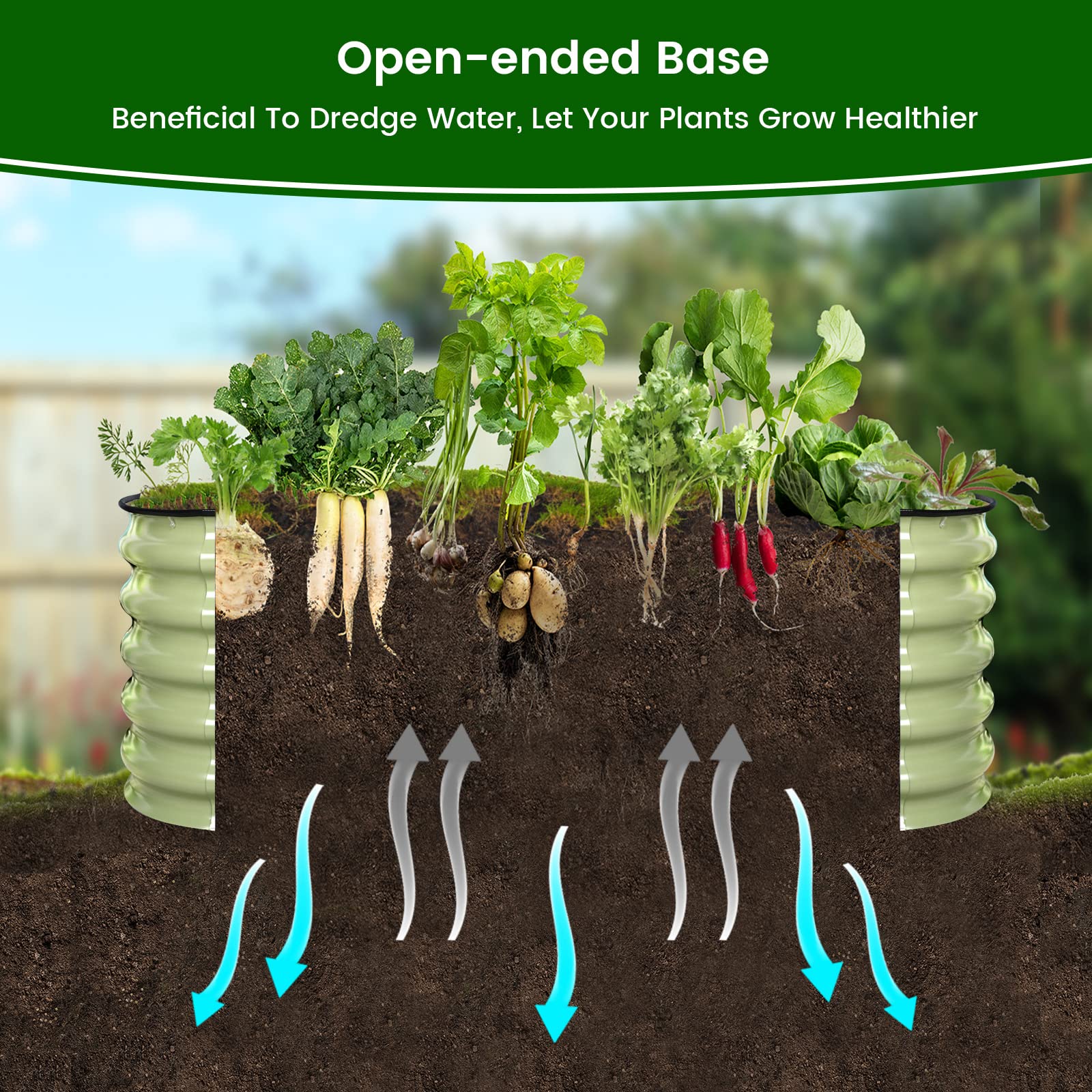 コロ付きメタルガーデンベッド 楽天市場】BAOYOUNI レイズドベッド ガーデンフレーム 高さ28cm 腐ら