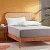 Sonive Double Fitted Sheet, Soft Brushed Polyester, Breathable Bed Sheets, Extra Large Pocket Depth of 30 cm Light Grey, 135 x 190 + 30cm