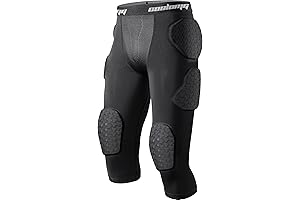 COOLOMG Youth Boys Football Padded Shorts/Leggings: Shield the Gridiron's Warriors