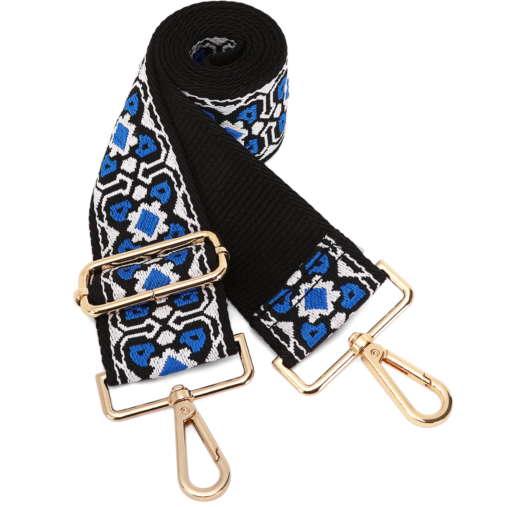 GINJKGO Purse Straps Replacement Crossbody - Adjustable Bag Strap for Purses, Wide Shoulder Strap for Women Guitar Purses