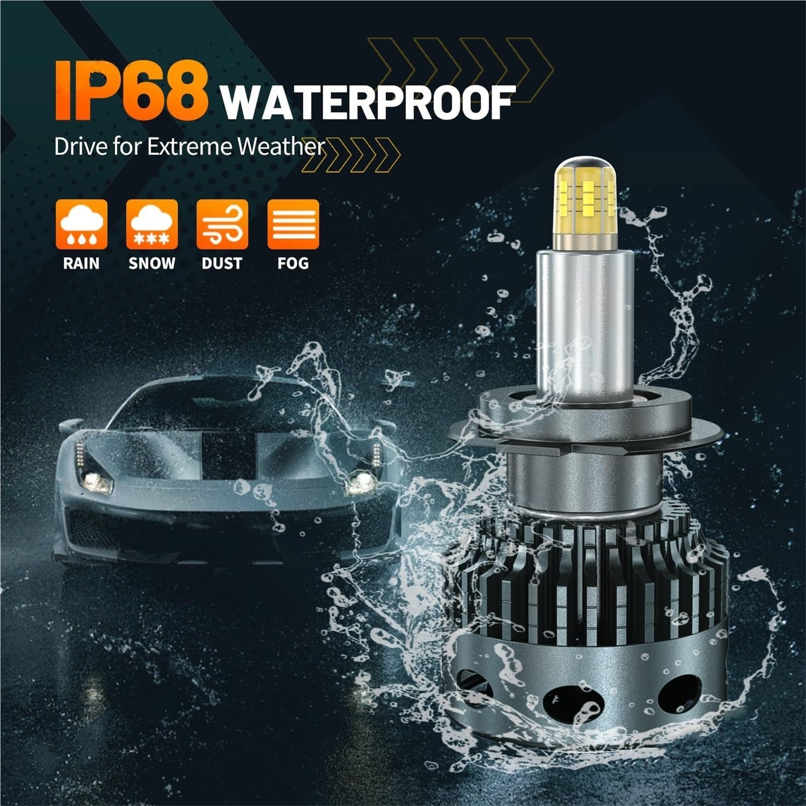 Światła drogowe H7 Żarówka LED Do Reflektorów H11 9005