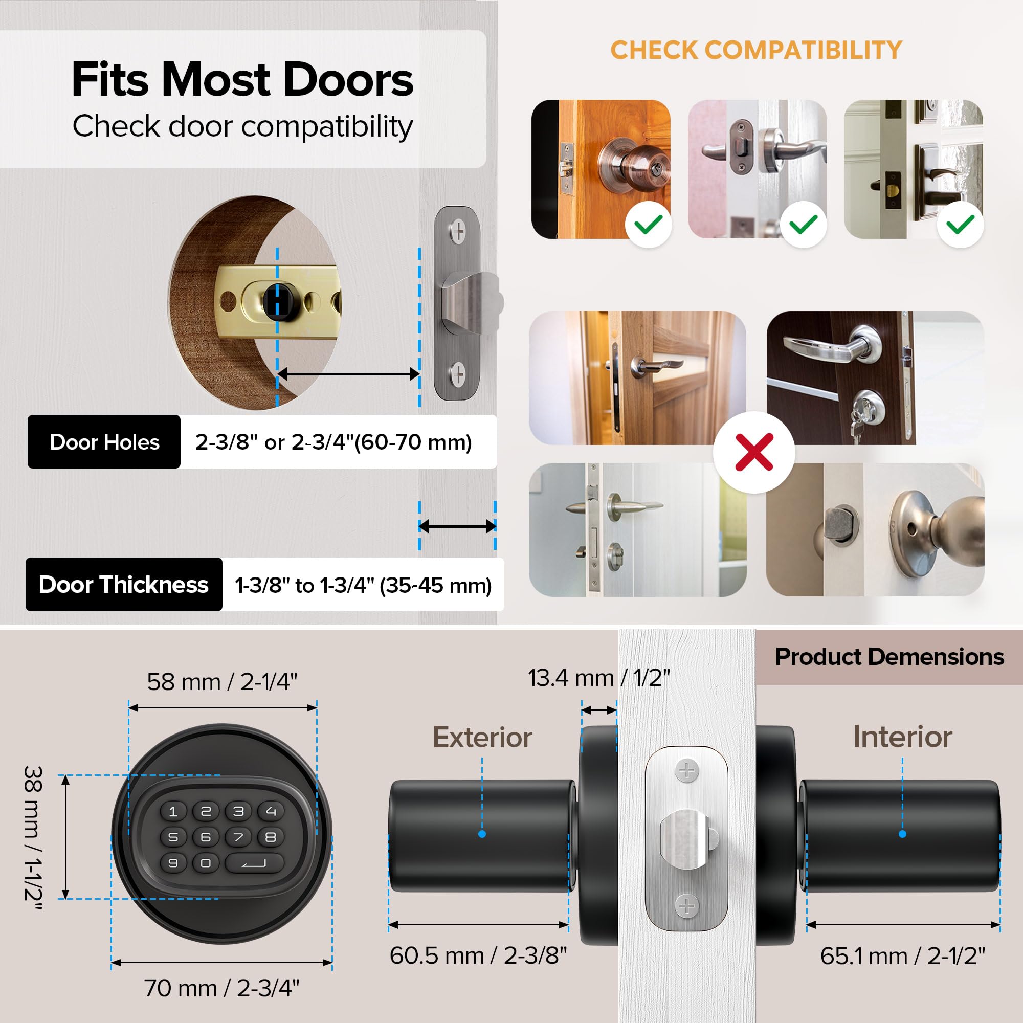 ThorBolt M1 Keypad Door Knob - Keyless Entry -5 ThorBolt M1 Keypad Door Knob - Keyless Entry -5