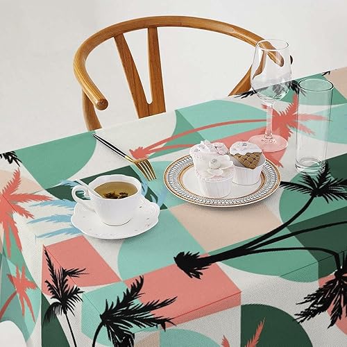 Miniatura 2 de Mantel rectangular de 60 x 120 pulgadas, mantel personalizado para negocios, fiestas, bodas, cumpleaños, banquetes, vendedores, resistentes a las