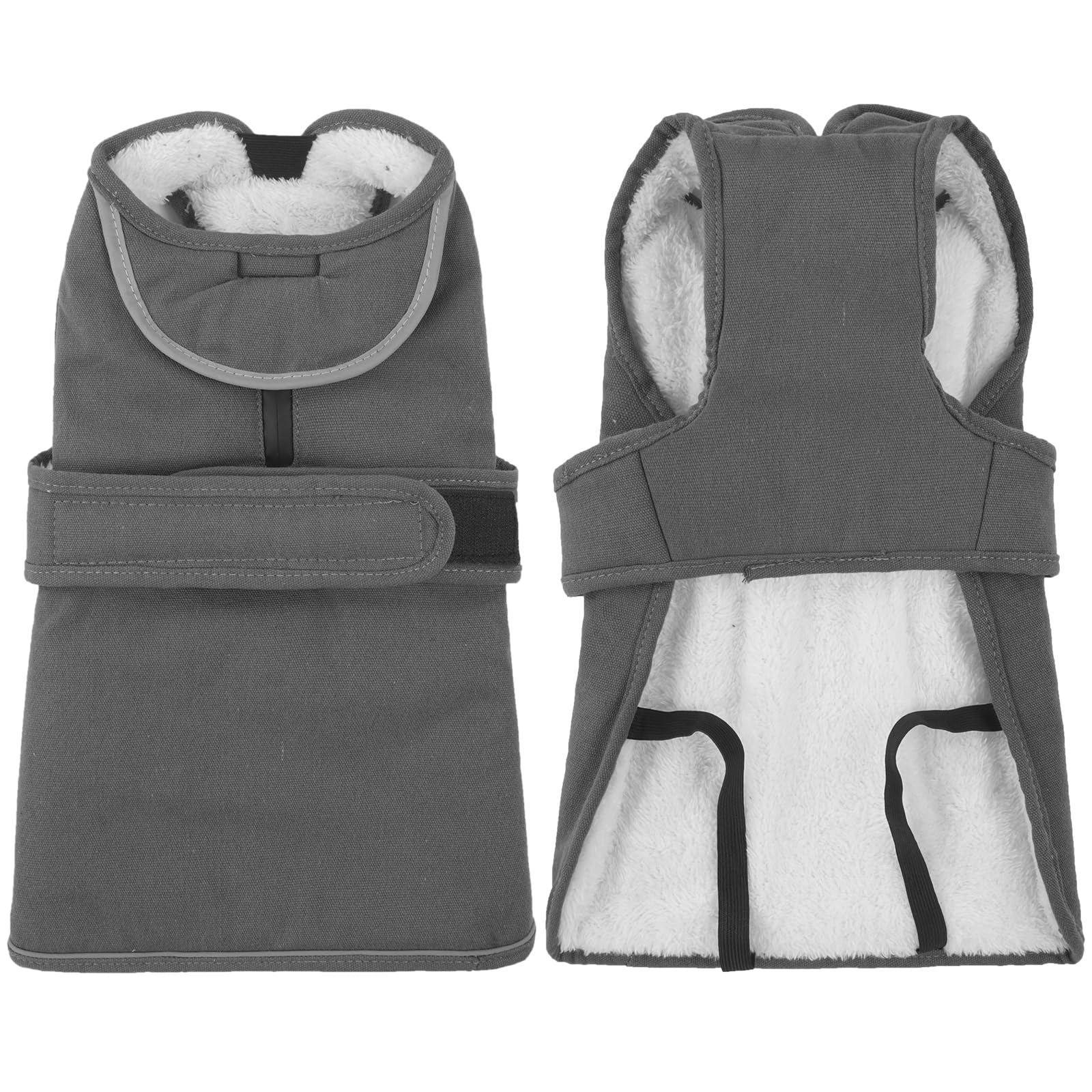 Kuoser Manteau d'hiver pour chien, veste polaire réfléchissante, imperméable et coupe-vent, XS-3XL