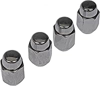 Dorman 711-401 Chrome Acorn Wheel Lug Nuts M12-1.25 for Nissan Models - 4 Pack OE Replacement