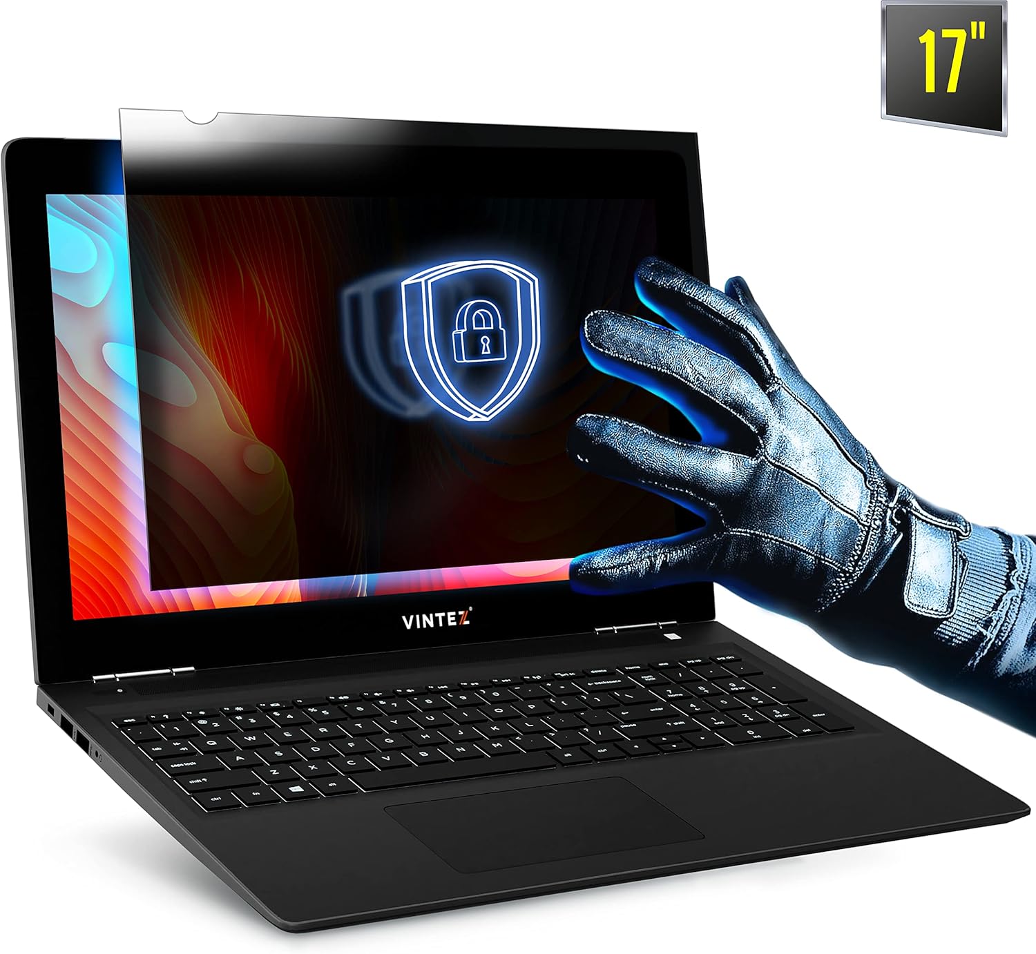 17 Inch - 16:10 Aspect Ratio - Laptop Privacy Screen Filter for Widescreen Laptop - Notebook - 14.5" x 9.1" - Anti-Glare - Anti-Scratch Protector Film - We Offer 2 Different 17" Filter Sizes